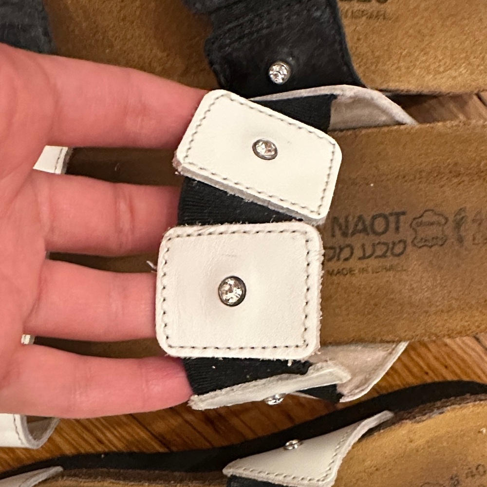 2 pairs of Naot Slide Sandals - Picture 4 of 5